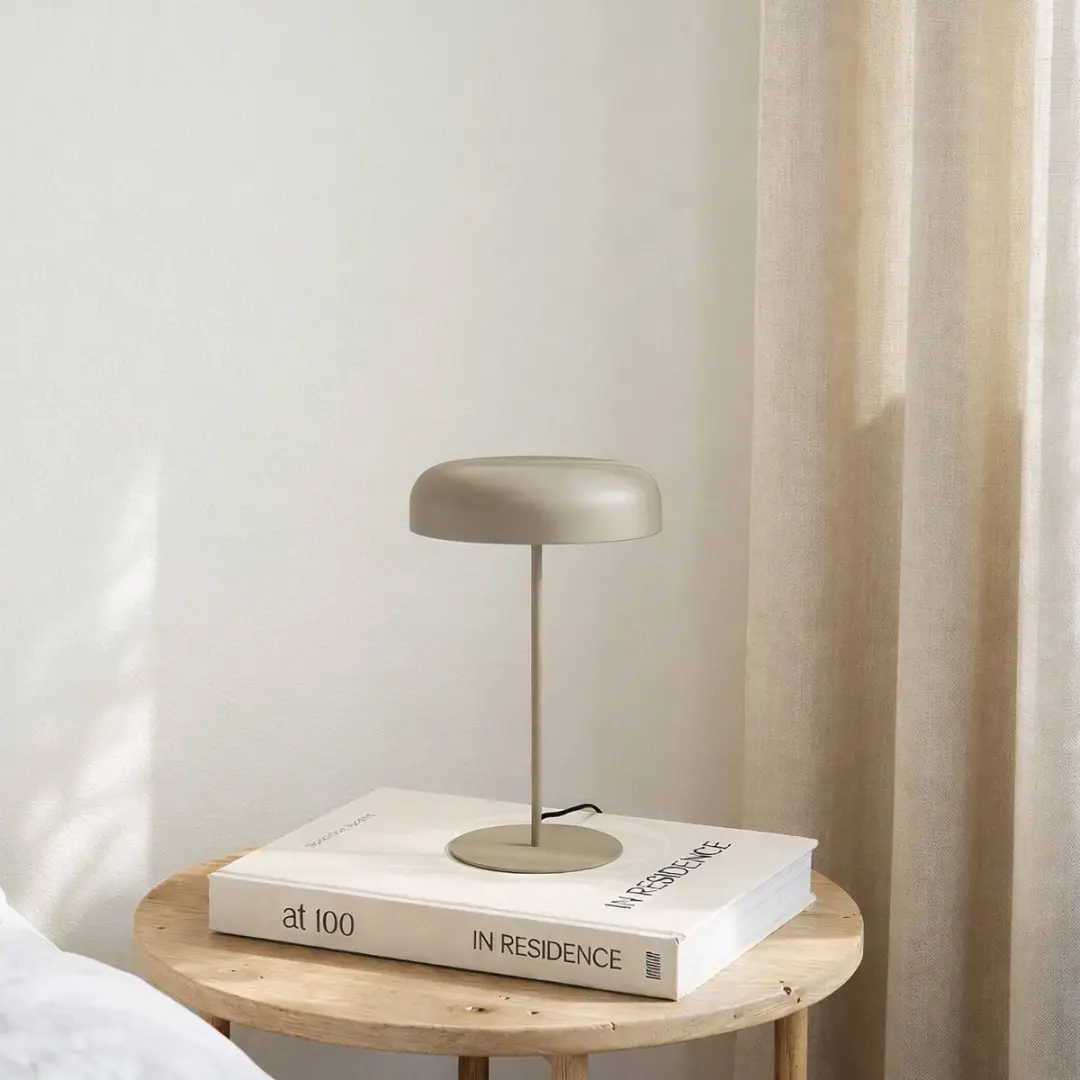 Lindby Tafellamp 2-lichts Beige - Metaal