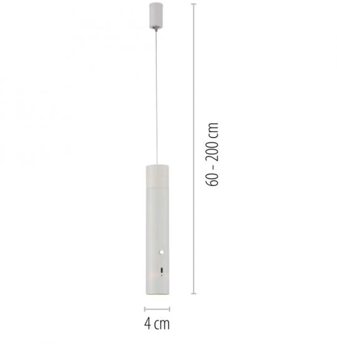 Just Light Oplaadbare Hanglamp Attach Wit - 3000K - USB-C - Ø4cm - afbeelding 6 van 6
