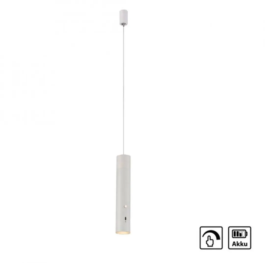 Just Light Oplaadbare Hanglamp Attach Wit
