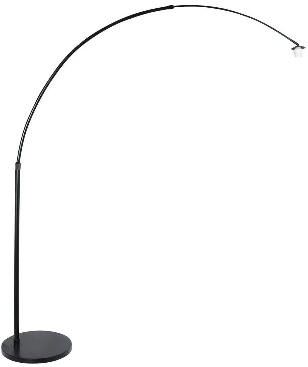 Steinhauer Sparkled Light 7507ZW Vloerlamp - Zwart/Beige - 40W