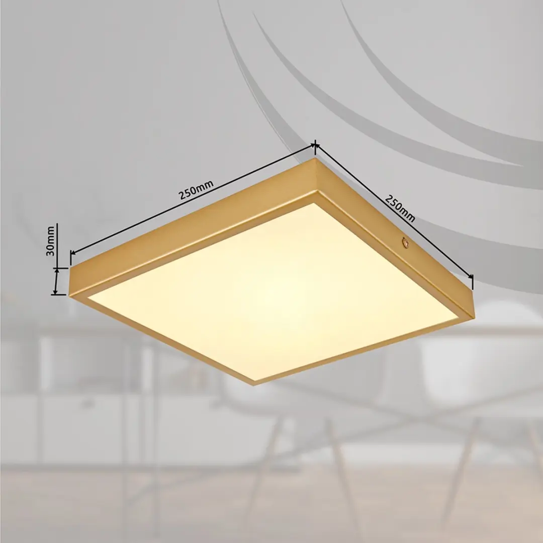 Globo Plafondlamp Messing 15W 1200lm 3000K