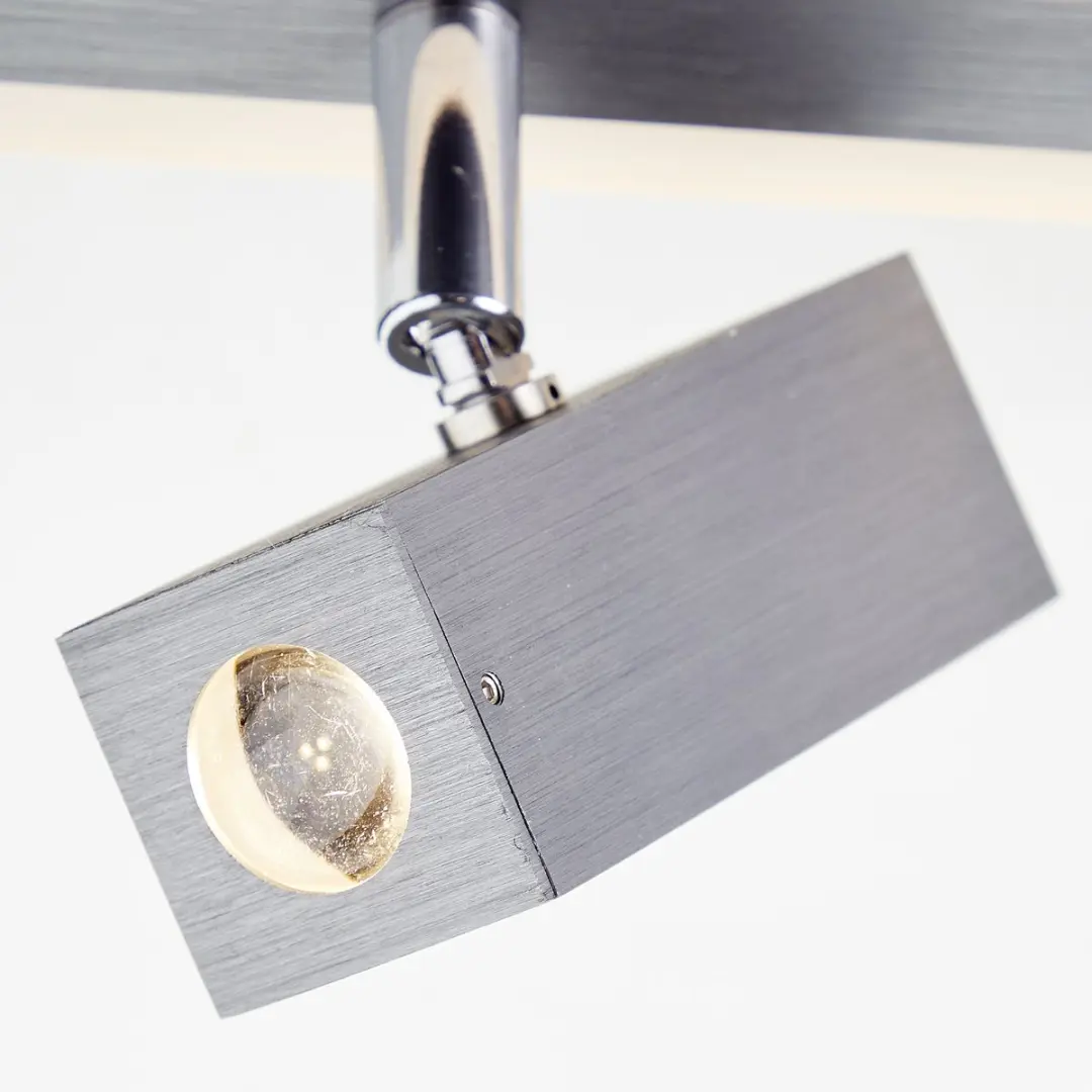Brilliant Howle LED-spotbar 14W - Aluminium/Zwart