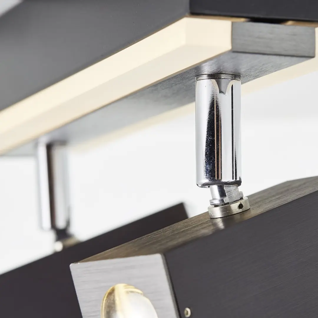 Brilliant Howle LED-spotbar 14W - Aluminium/Zwart