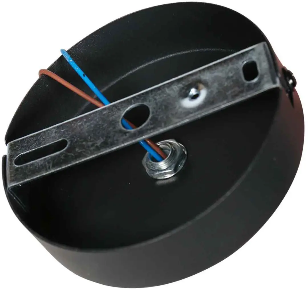 Steinhauer Bloeba 4129ZW Plafondlamp - 1x40W - Ø10cm - Zwart - afbeelding 3 van 6