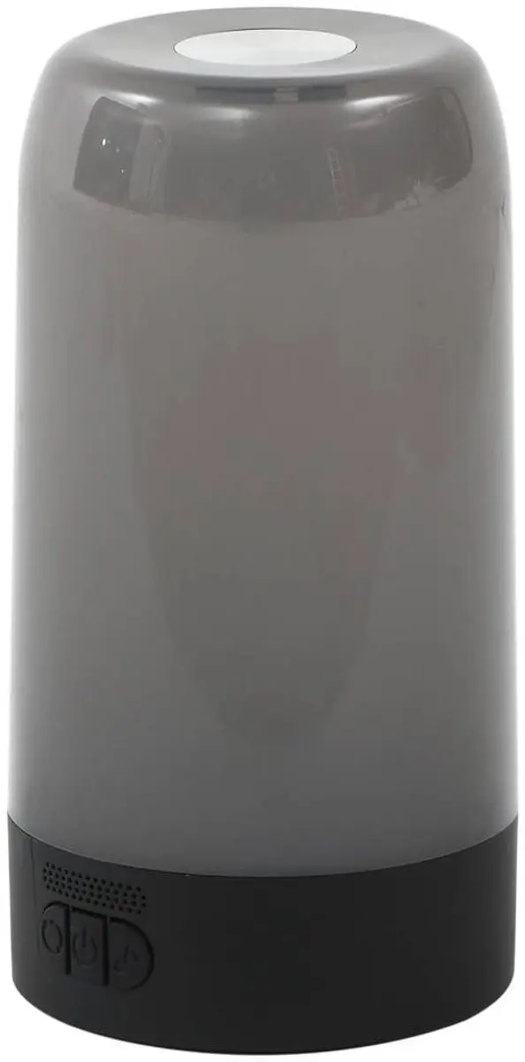 PRIOS LED Tafellamp RGB 1 Licht - 10cm - Transparant/Zwart - afbeelding 6 van 6