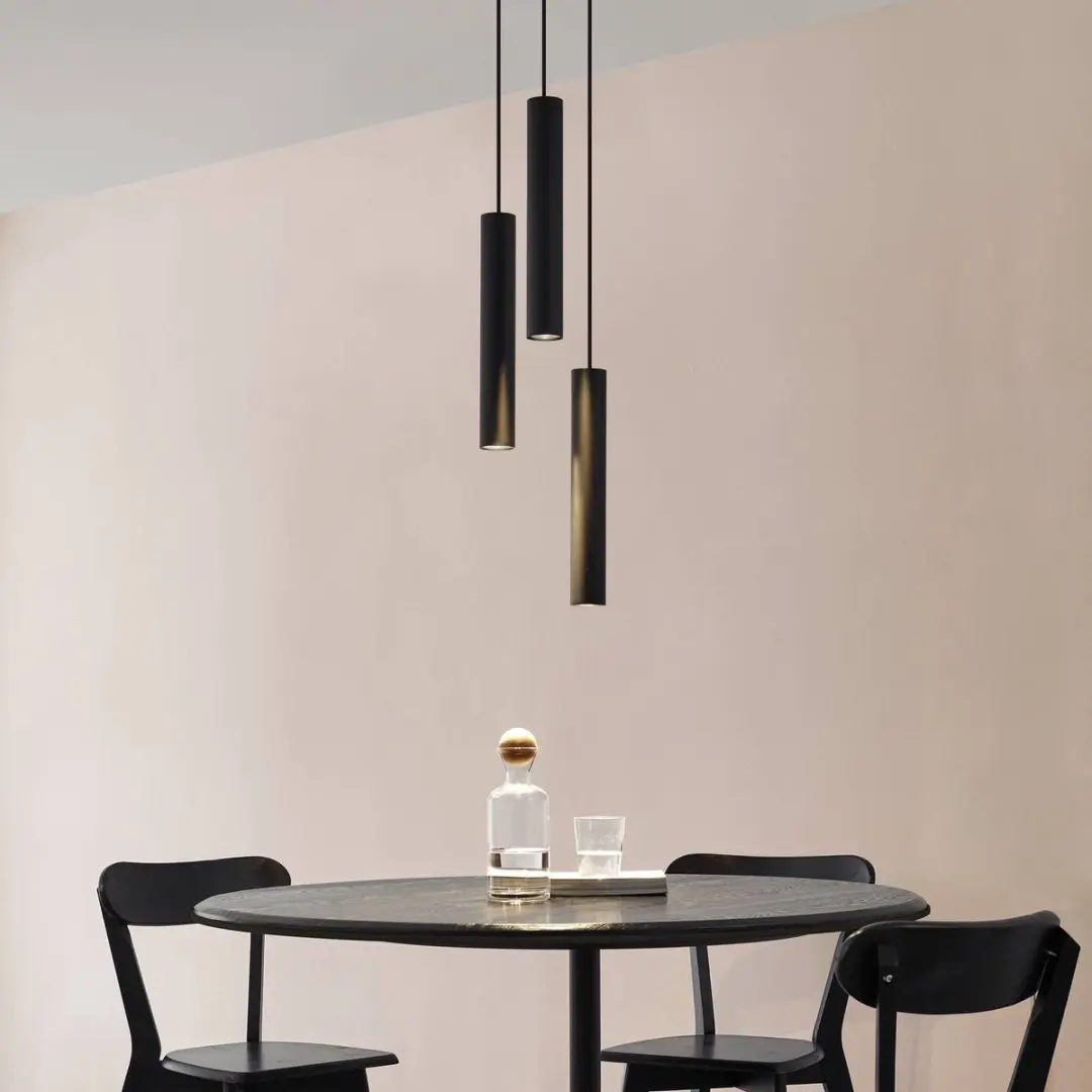 Lindby Hanglamp 3-lichts GU10 - Zwart zand