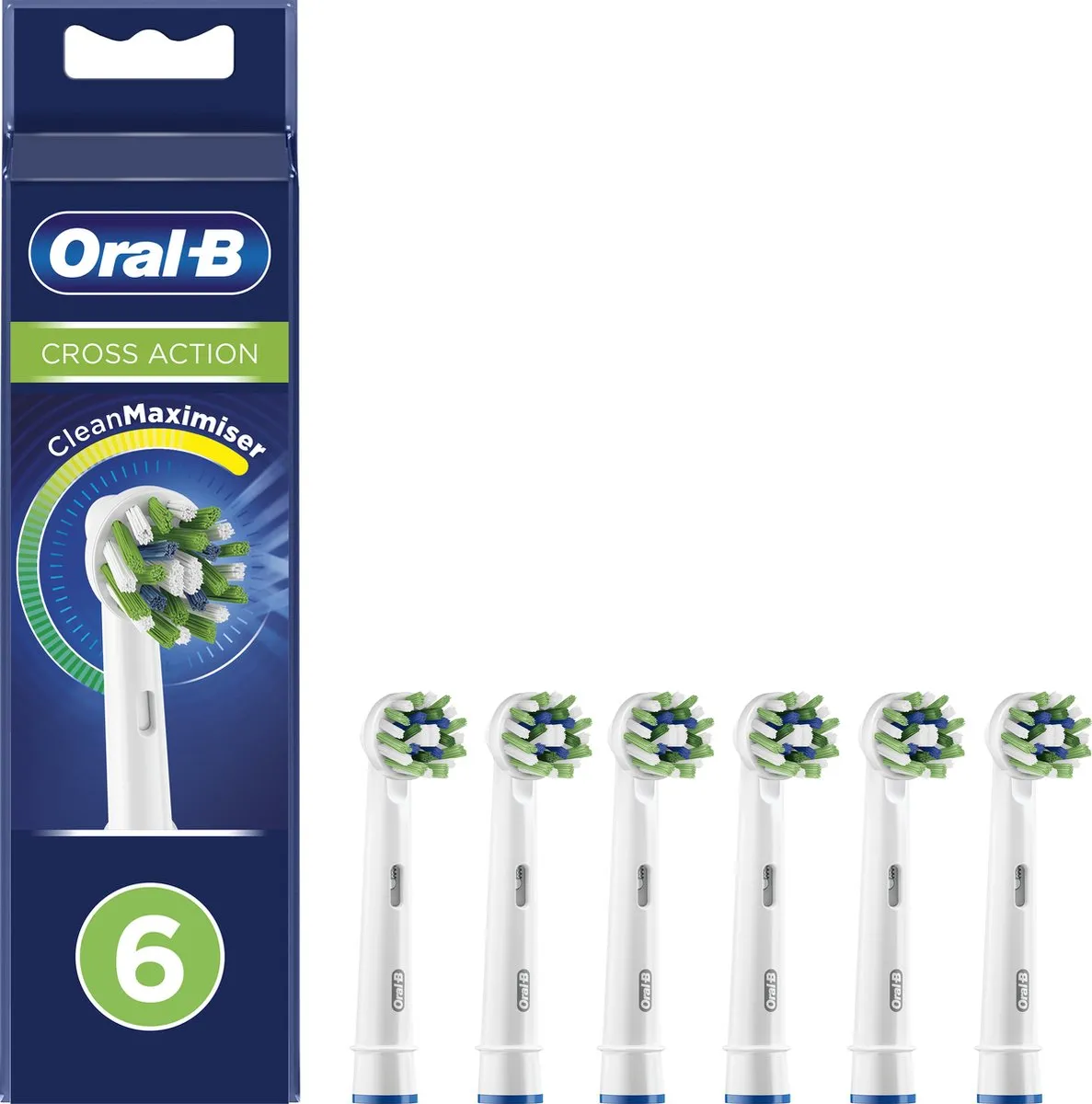 Oral-B CrossAction Opzetborstels 6 Stuks - MPN 80339534