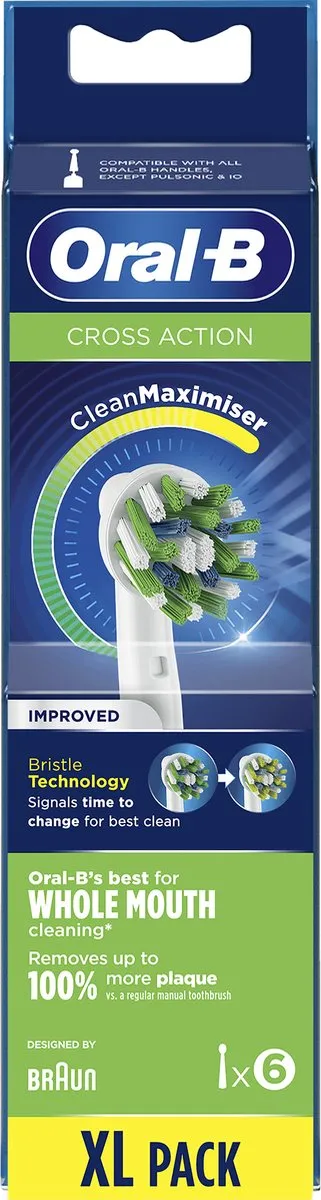 Oral-B CrossAction Opzetborstels 6 Stuks - MPN 80339534