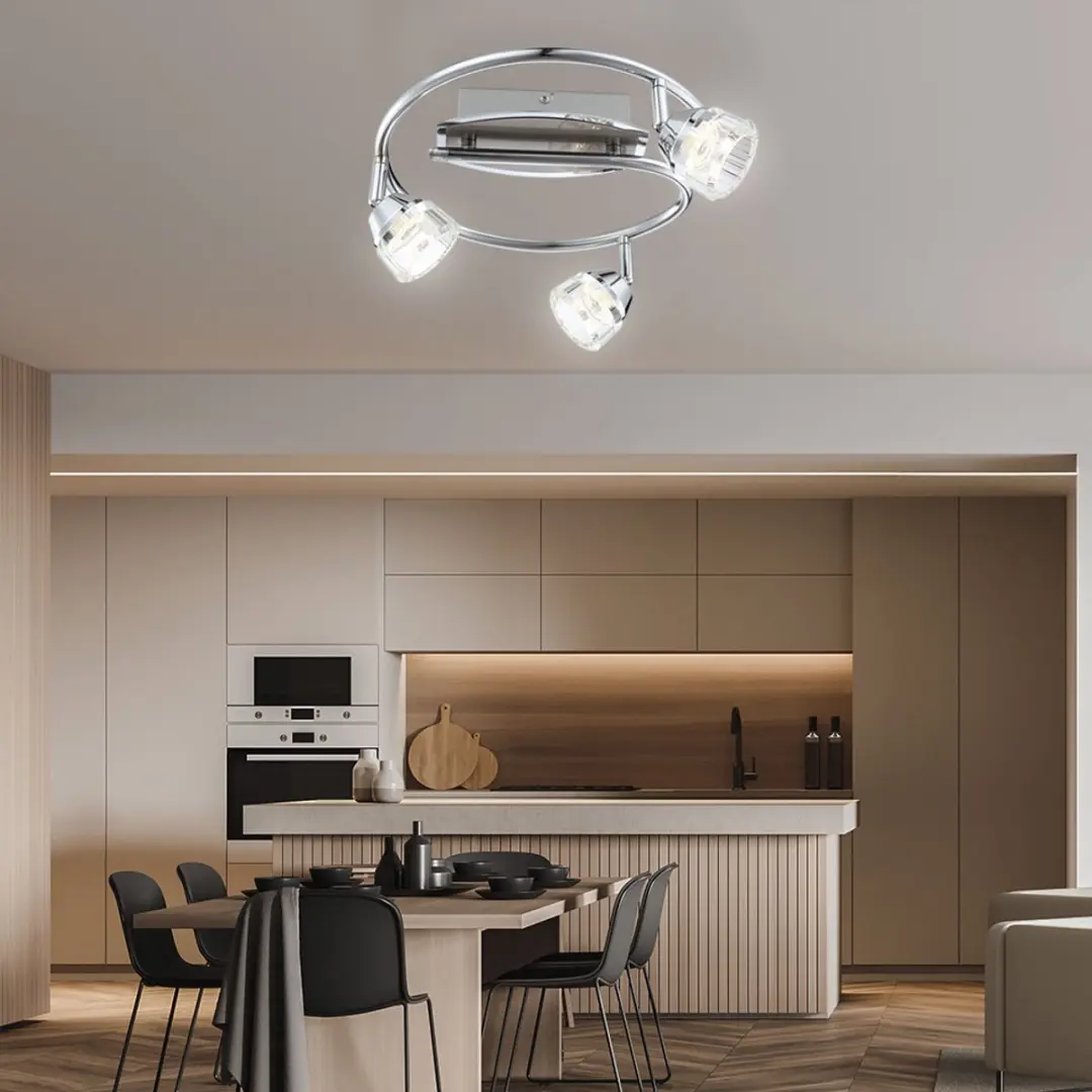 Globo 56179-3 LED Plafondspot - 4W - 4200K - Chroom