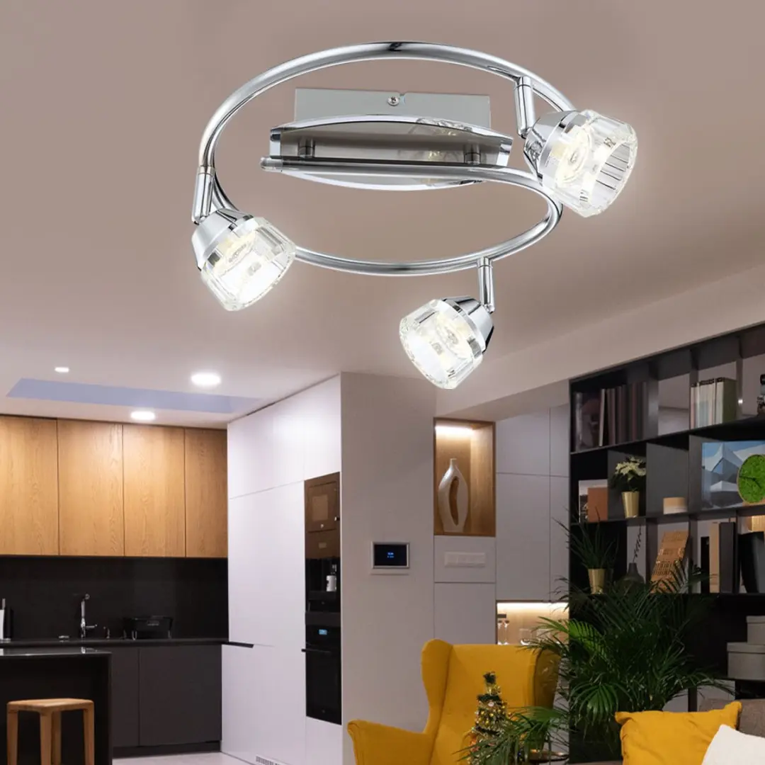 Globo 56179-3 LED Plafondspot - 4W - 4200K - Chroom