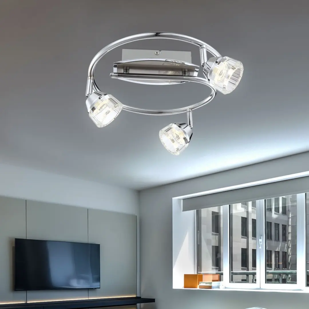 Globo 56179-3 LED Plafondspot - 4W - 4200K - Chroom