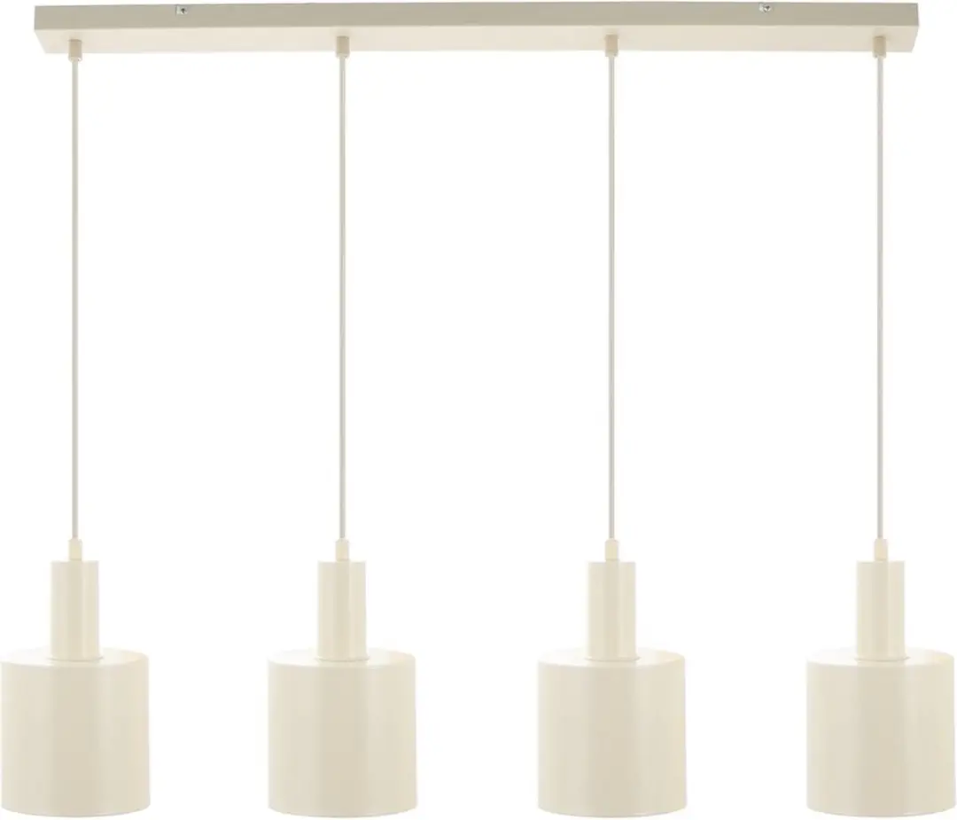 Lindby Hanglamp 4-Lichts IJzer Beige