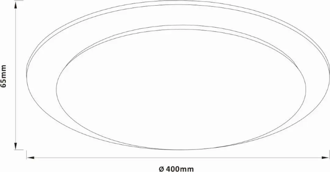 Brilliant Vittoria G80565A05 LED Wand- en Plafondlamp 22W - Wit
