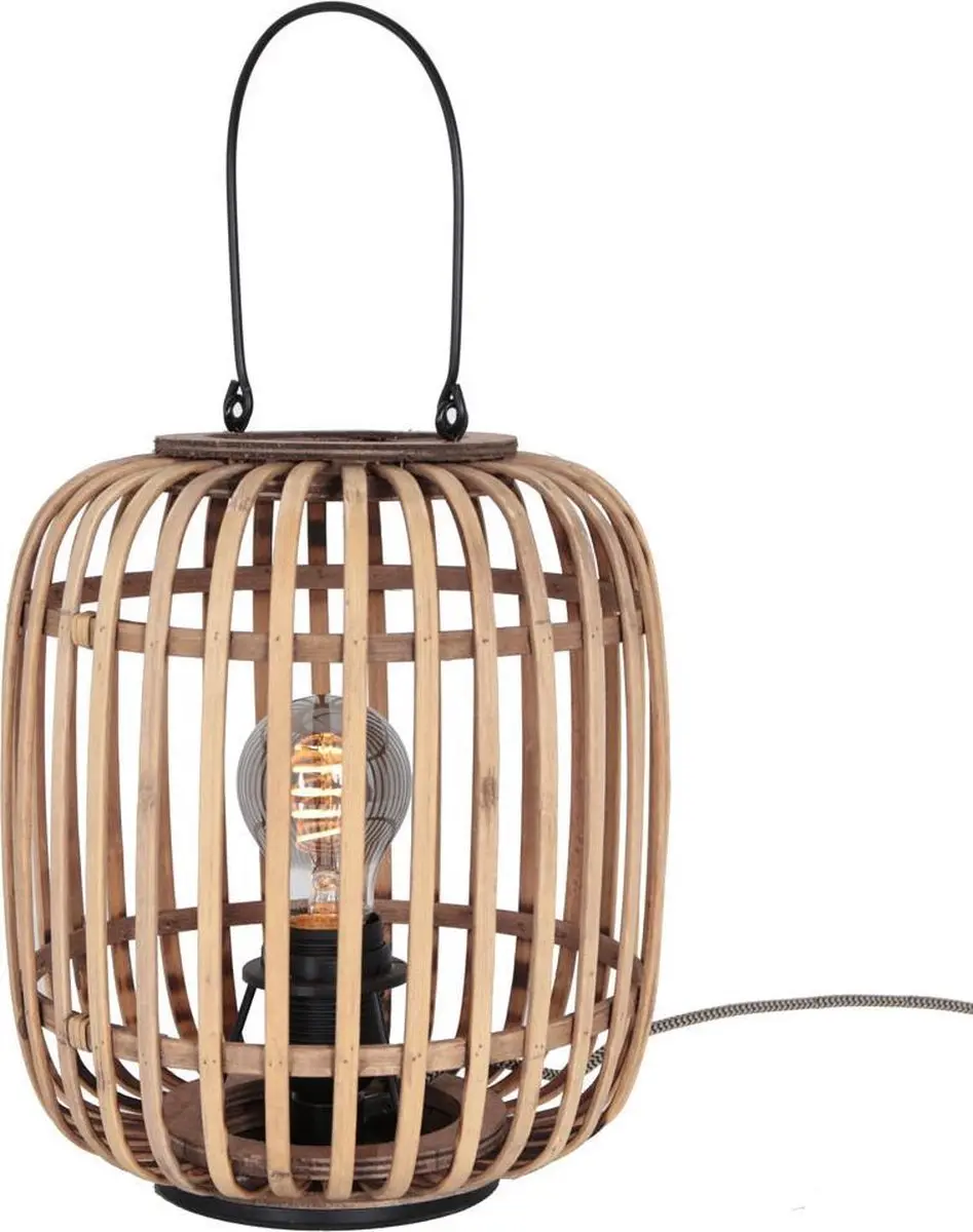 Freelight Treccia Tafellamp - Ø22cm - Hout