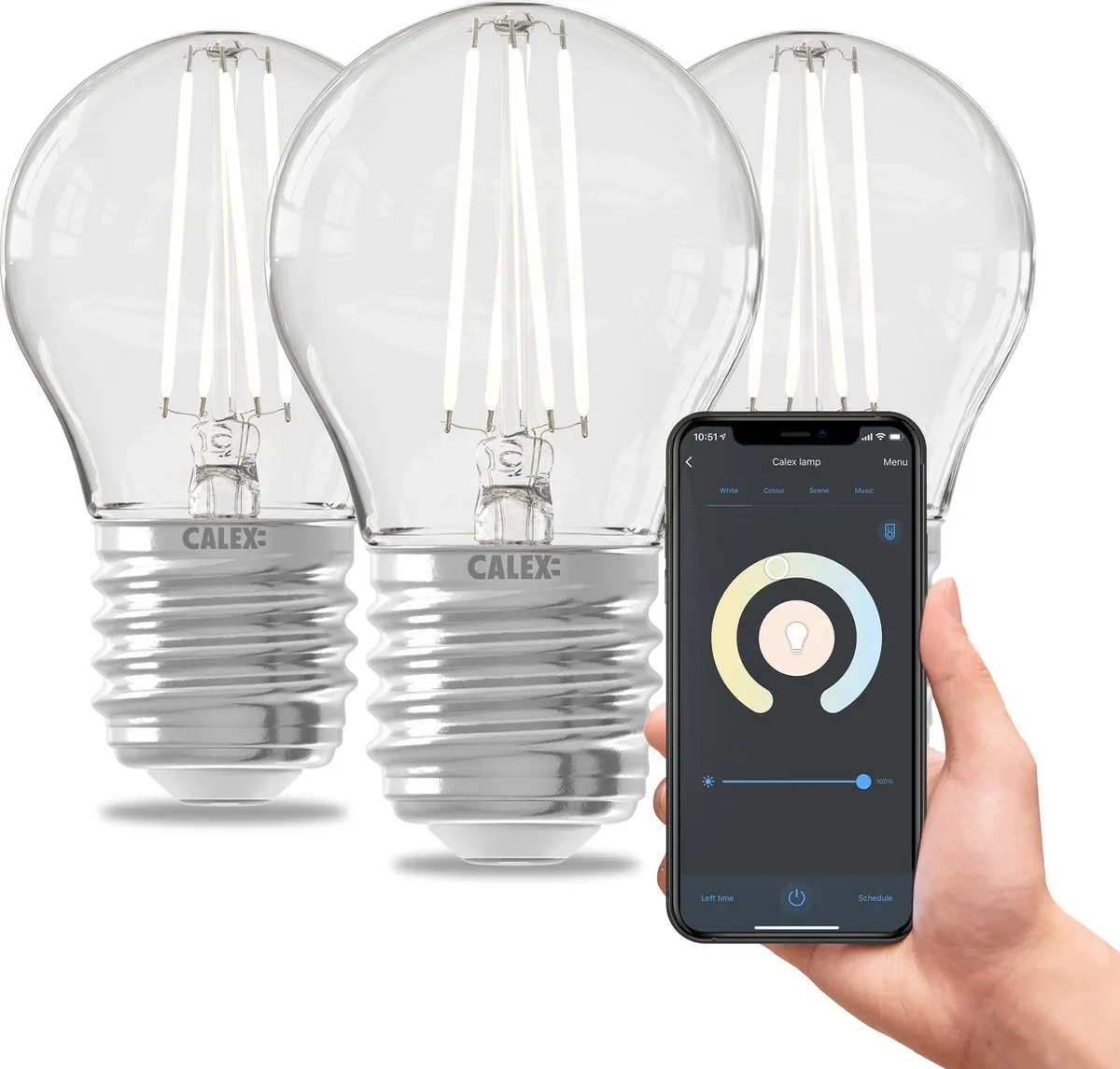 Calex Slimme LED Filament Lamp E27 5W