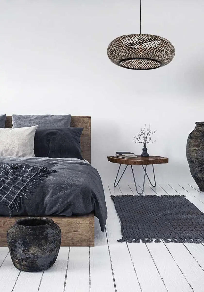 Steinhauer Maze Hanglamp - Ø60cm - Zwart