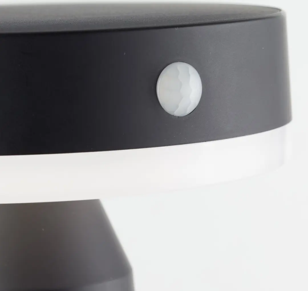 Brilliant Magua Buiten Wandlamp LED 4W Solar - 350 Lm Zwart