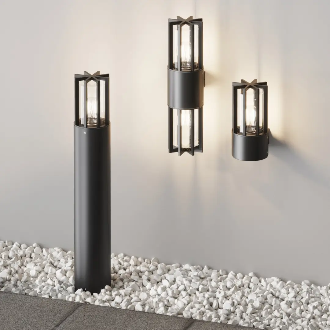 Maytoni Outdoor Barrel Landschapsverlichting - 15W - Ø12cm - Grafiet