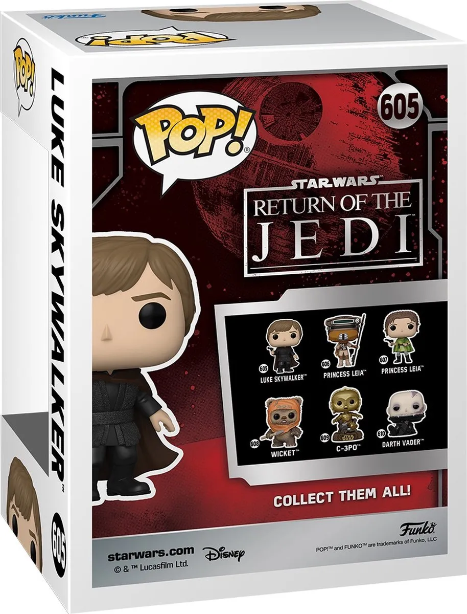 Funko Pop Luke Skywalker Star Wars Return of the Jedi #605 - Multi