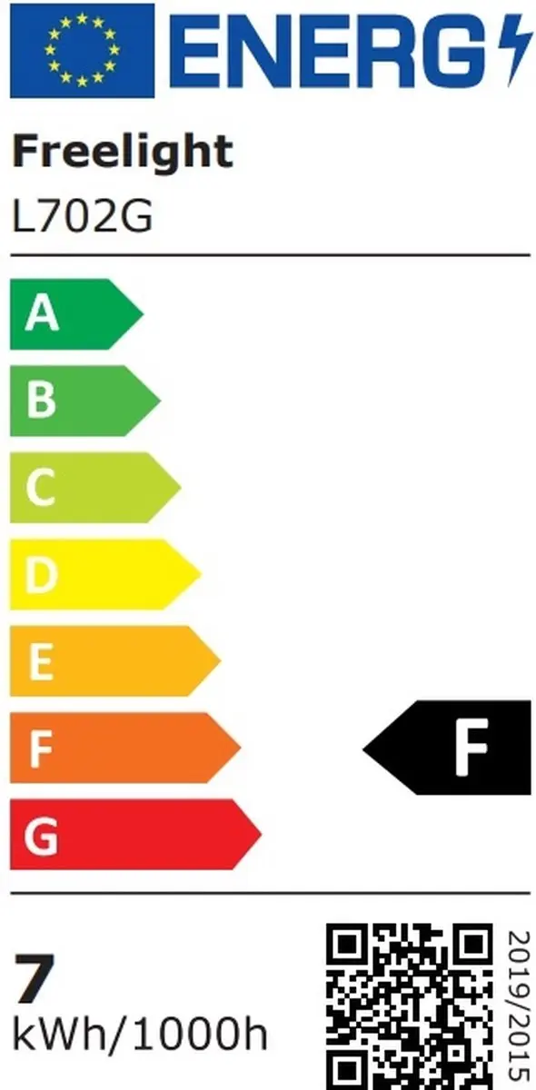 Freelight E27 7W LED Goud - 2700K Warm Wit - 10cm