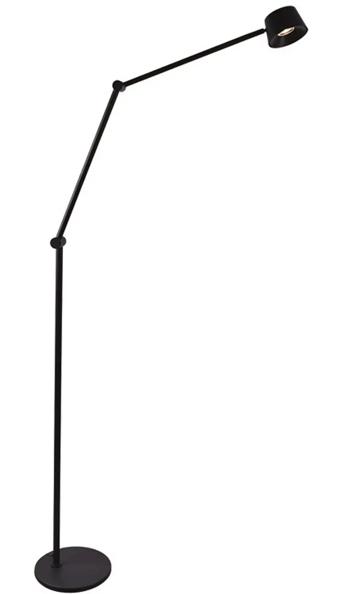 Freelight Cugino Vloerlamp 2-Arm 12.4W - Zwart