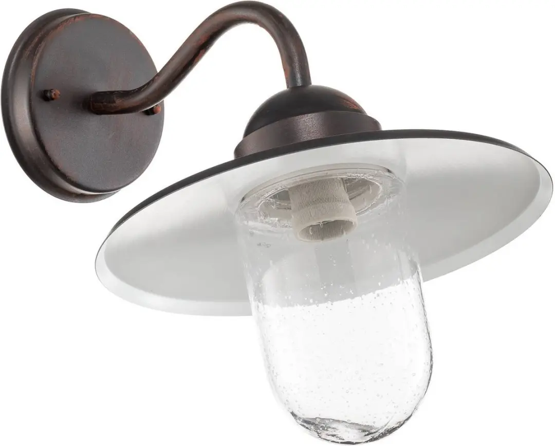 Lindby Wandlamp Buiten Metaal Glas 1 Licht