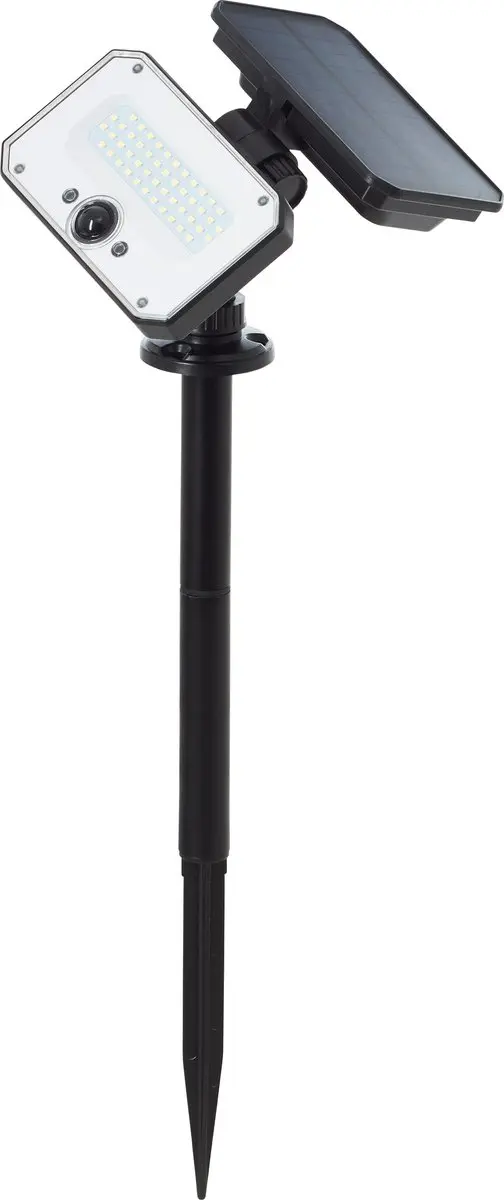 Brilliant Joplin LED Buitenlamp 7W Solar - 1100 lm - Zwart - afbeelding 6 van 6