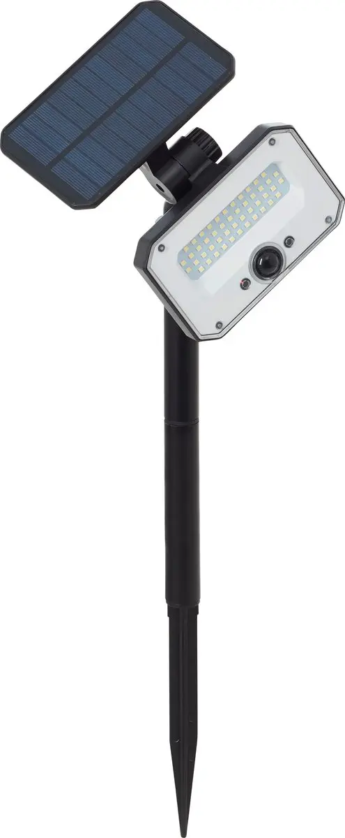 Brilliant Joplin LED Buitenlamp 7W Solar - 1100 lm - Zwart