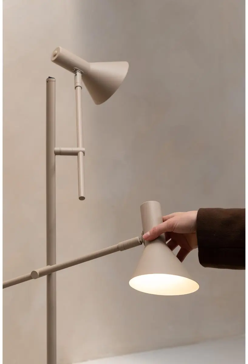 it's about RoMi Vloerlamp Izmir - Bruin - 3x60W