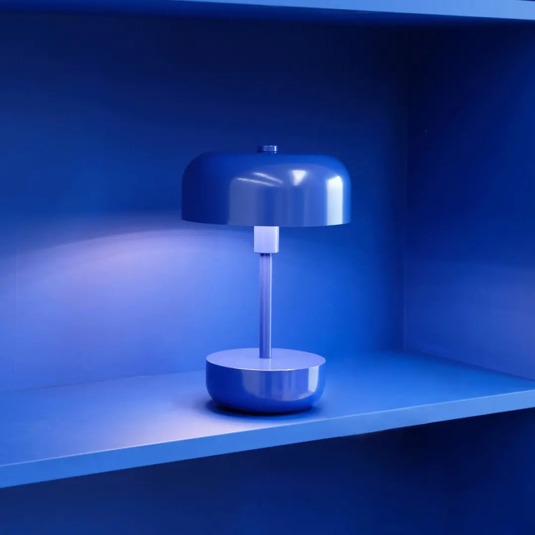 Dyberg Larsen Haipot LED Tafellamp - Blauw - 9W