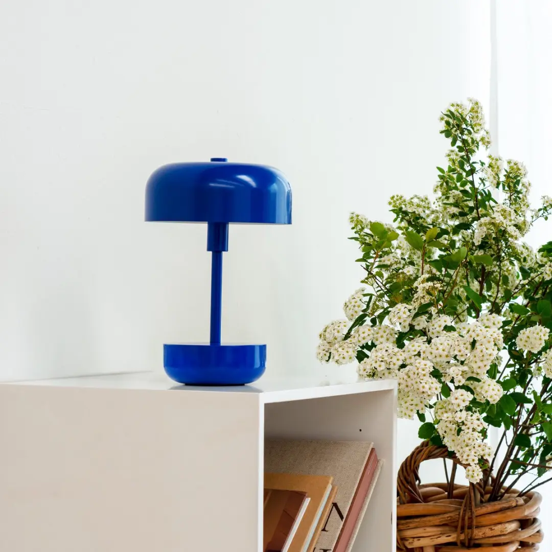 Dyberg Larsen Haipot LED Tafellamp - Blauw - 9W