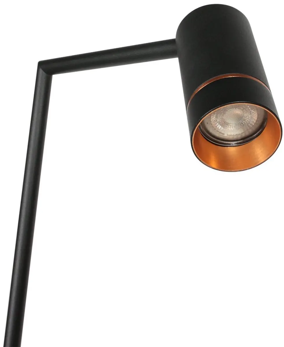 Steinhauer DownLume 4333ZW Vloerlamp - Zwart - 130cm