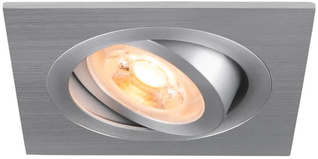SLV Inbouwspot New Tria 75 Vierkant GU10