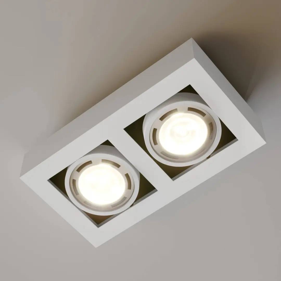 ARCCHIO Plafondlamp 2x GU10 - 20W - Wit