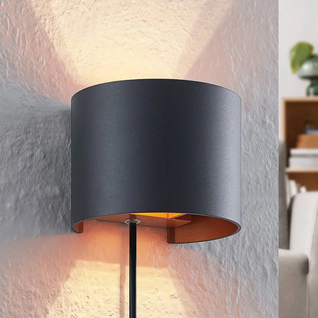 ARCCHIO Wandlamp 1 Licht H9.7cm G9 - Zwart/Goud
