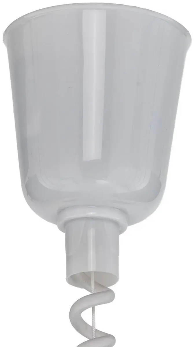 Lindby Scandinavische Hanglamp Nadija+ - 1 Lichtpunt - Grijs/Wit