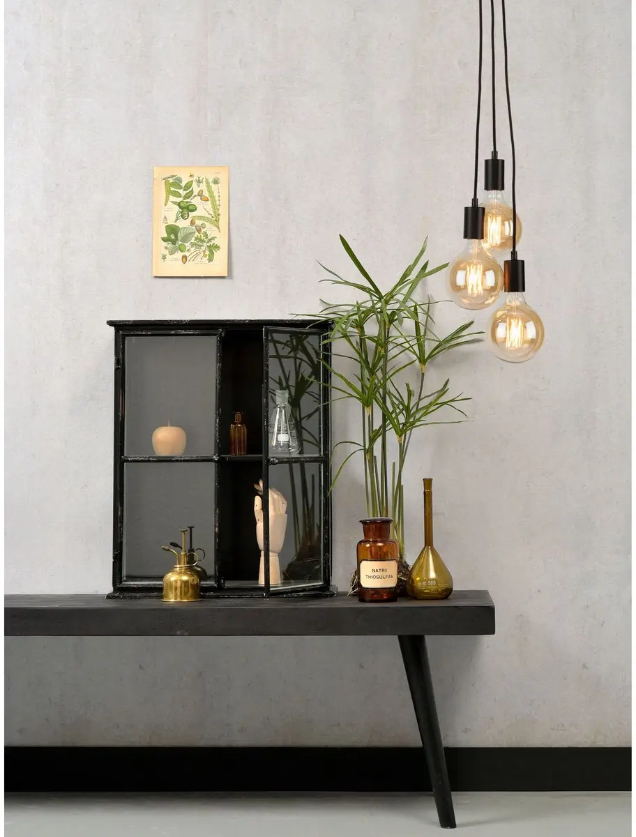 it's about RoMi Oslo Hanglamp - 3x40W - Zwart