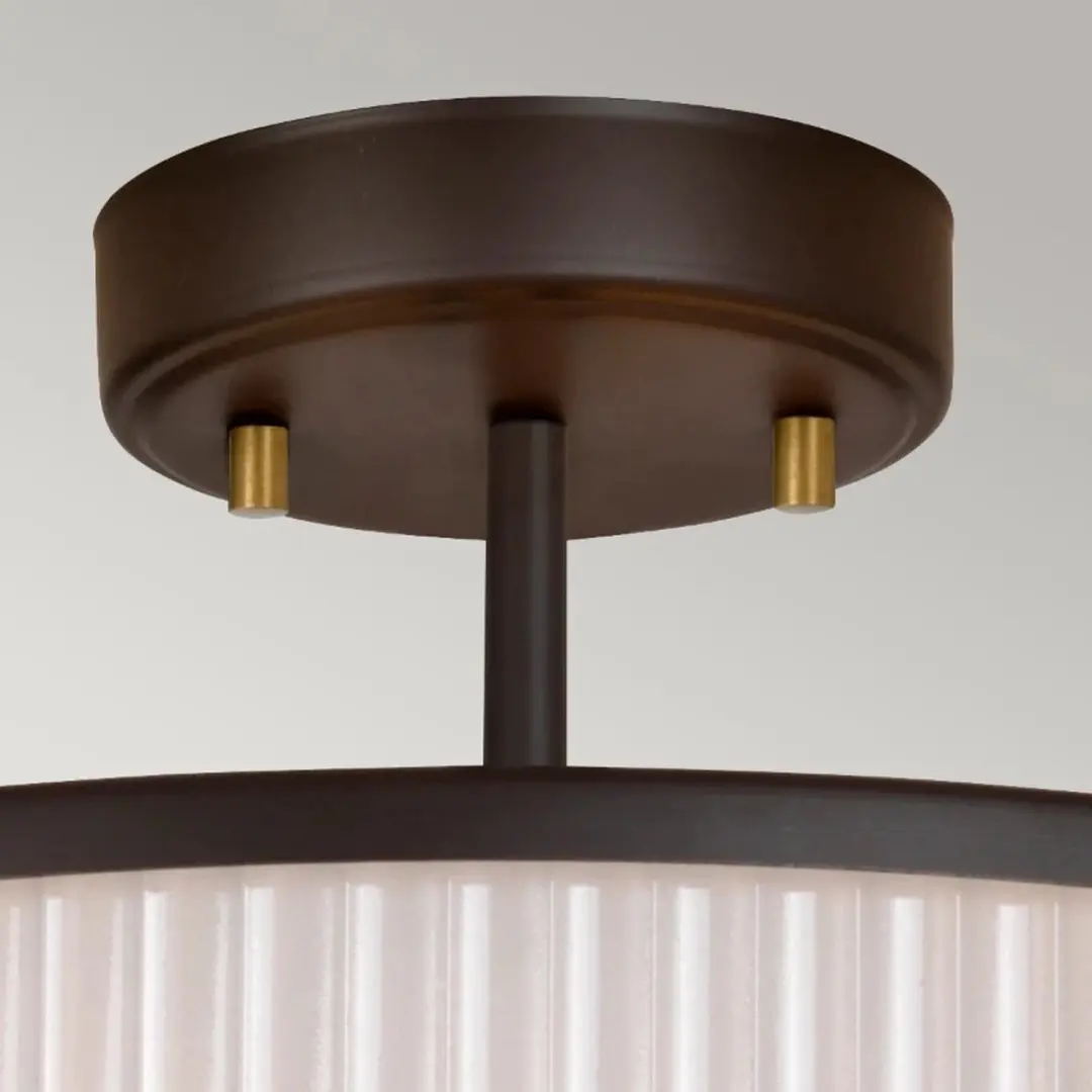 Elstead Corona LED Hanglamp 3xE27 180W - Dimbaar - Museum Bronze