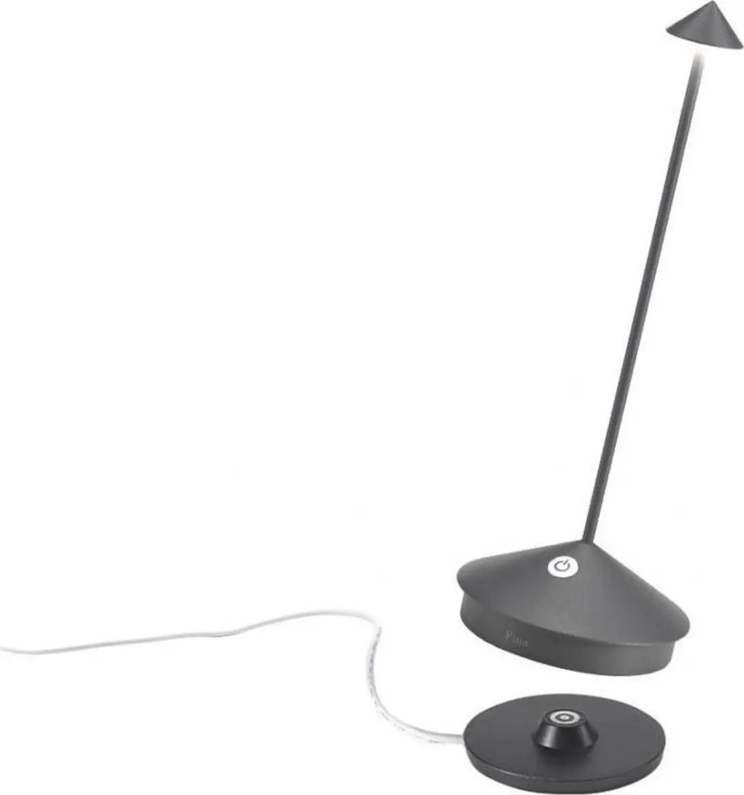 Zafferano Pina Lamp Antraciet - 29 cm