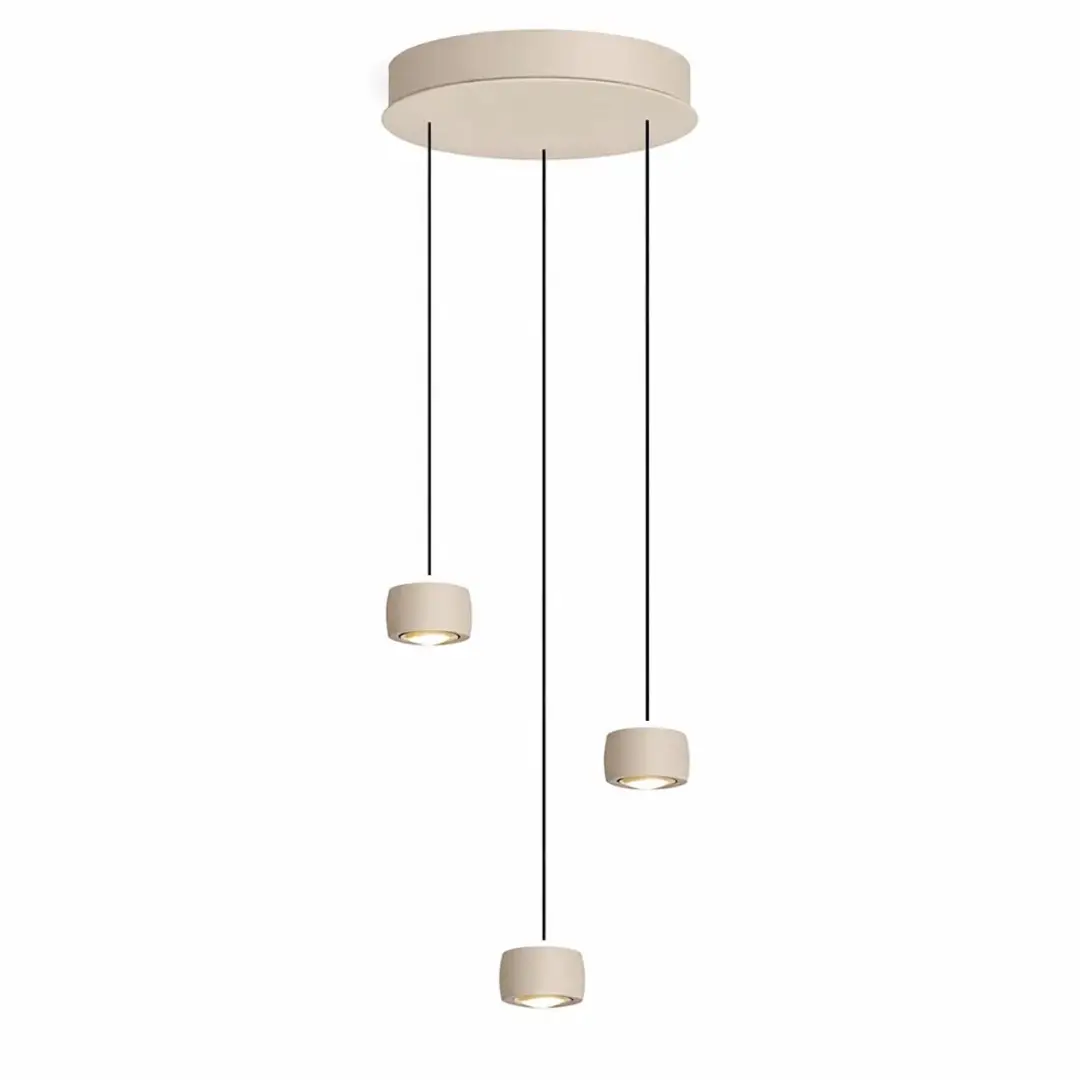 Freelight Cosmo 3 Hanglamp Ø35cm - 5 Lichtpunten - Beige