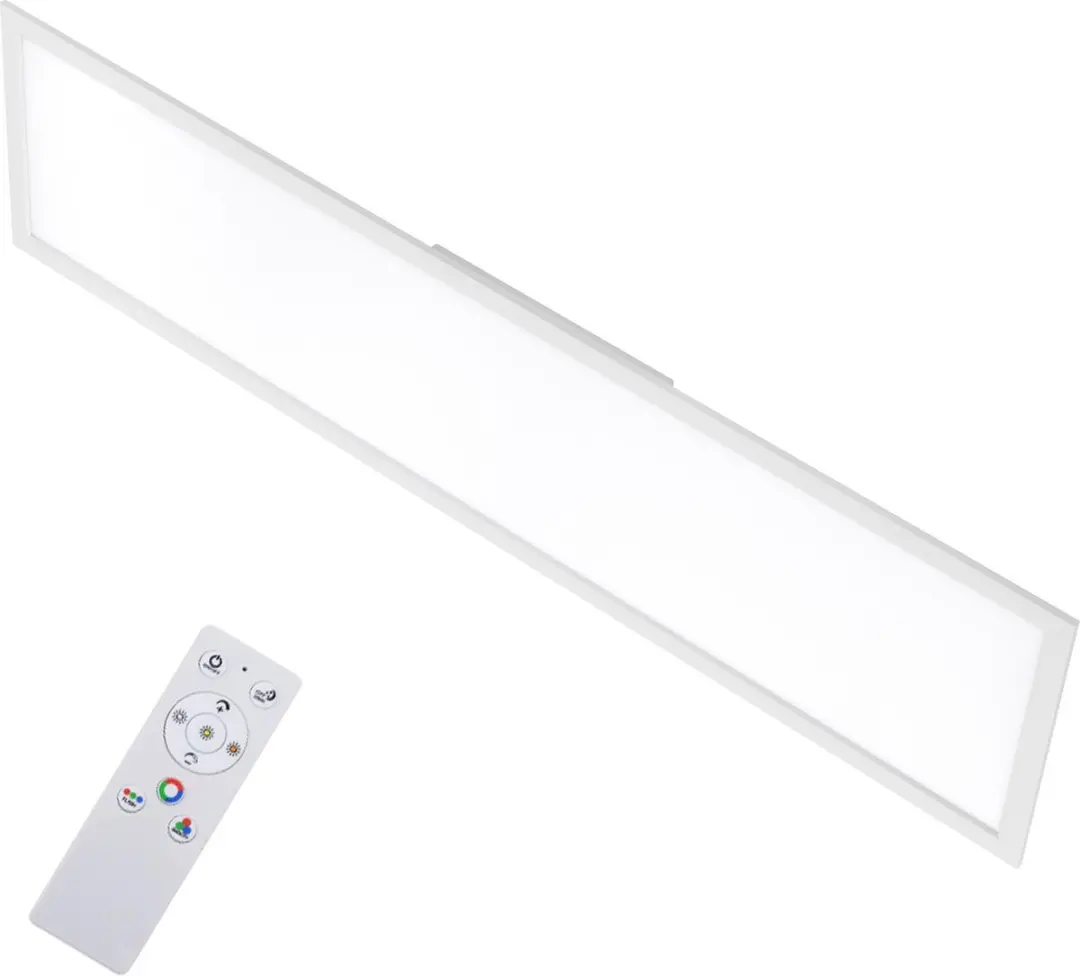 Briloner Piatto LED Plafondlamp 24W - 100cm Wit