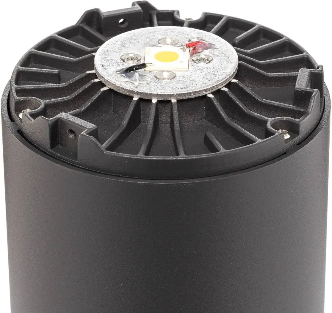 Lucande LED Buitenlamp 13W - 1 Licht - Grafiet/Transparant