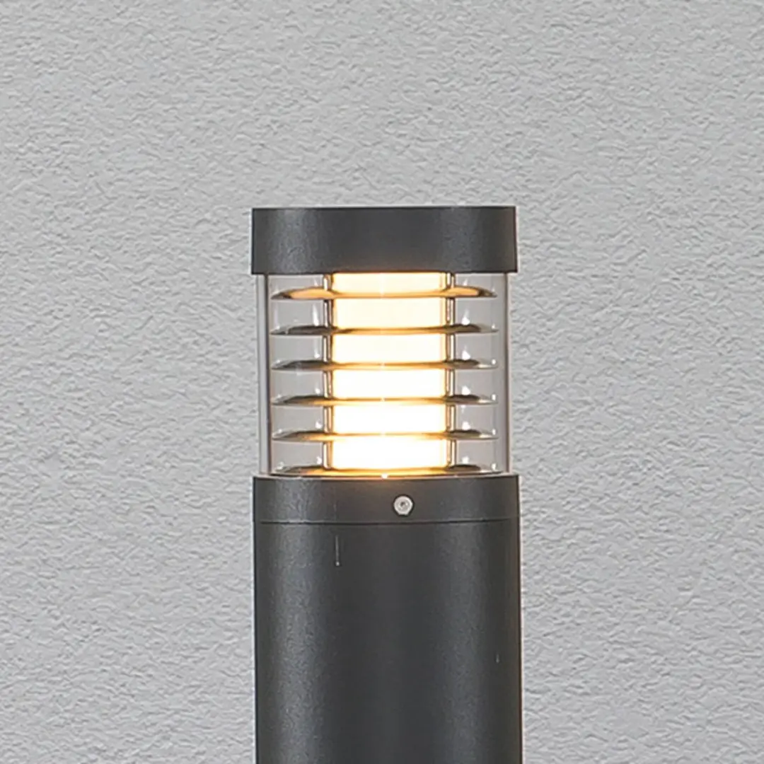 Lucande LED Buitenlamp 13W - 1 Licht - Grafiet/Transparant