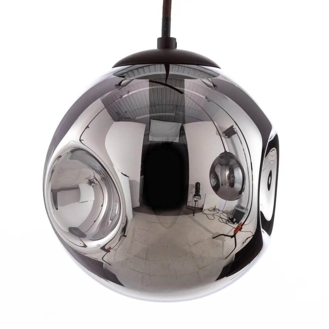 Lindby Hanglamp 4-Lichts Glas - Bruin/Rookgrijs