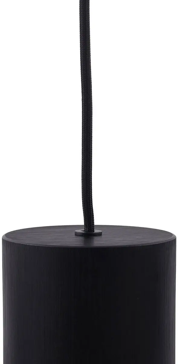 Lindby Hanglamp 4-lichts Glas Aluminium - 24cm - E27 - Rookgrijs/Zwart