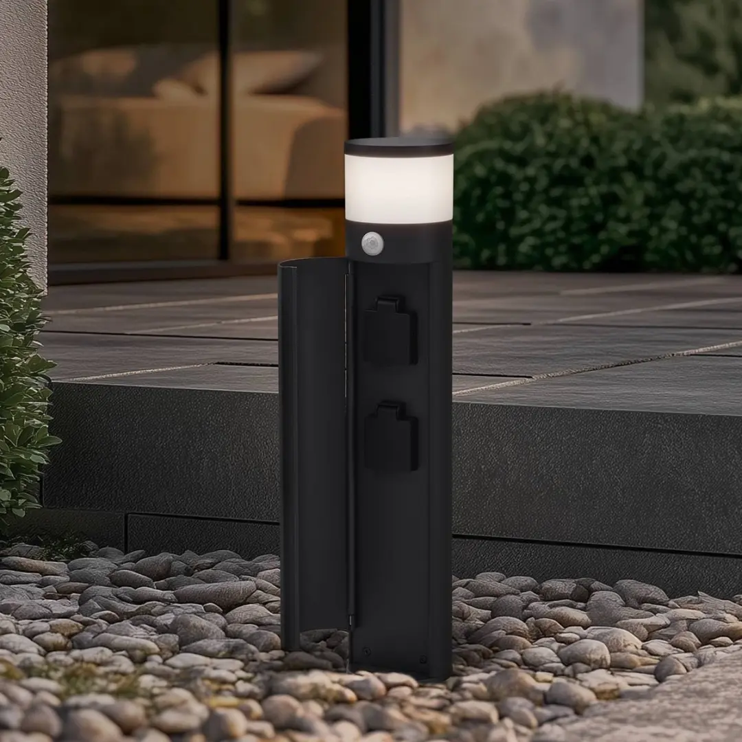 Lucande Sokkellamp G9 Gegoten Aluminium 10cm - Antraciet