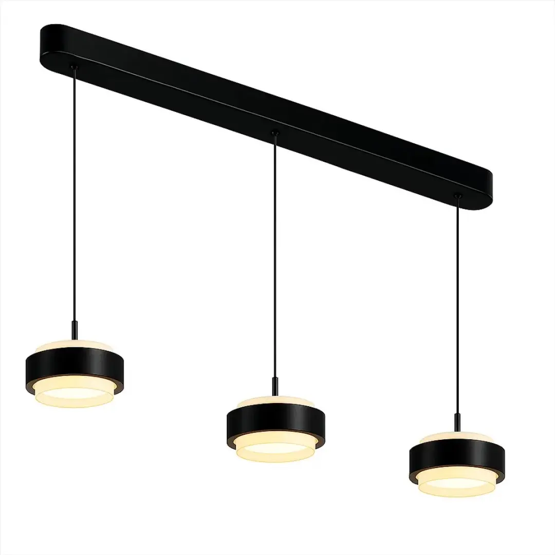 Freelight Puleggia 3 Hanglamp 90cm - Zwart
