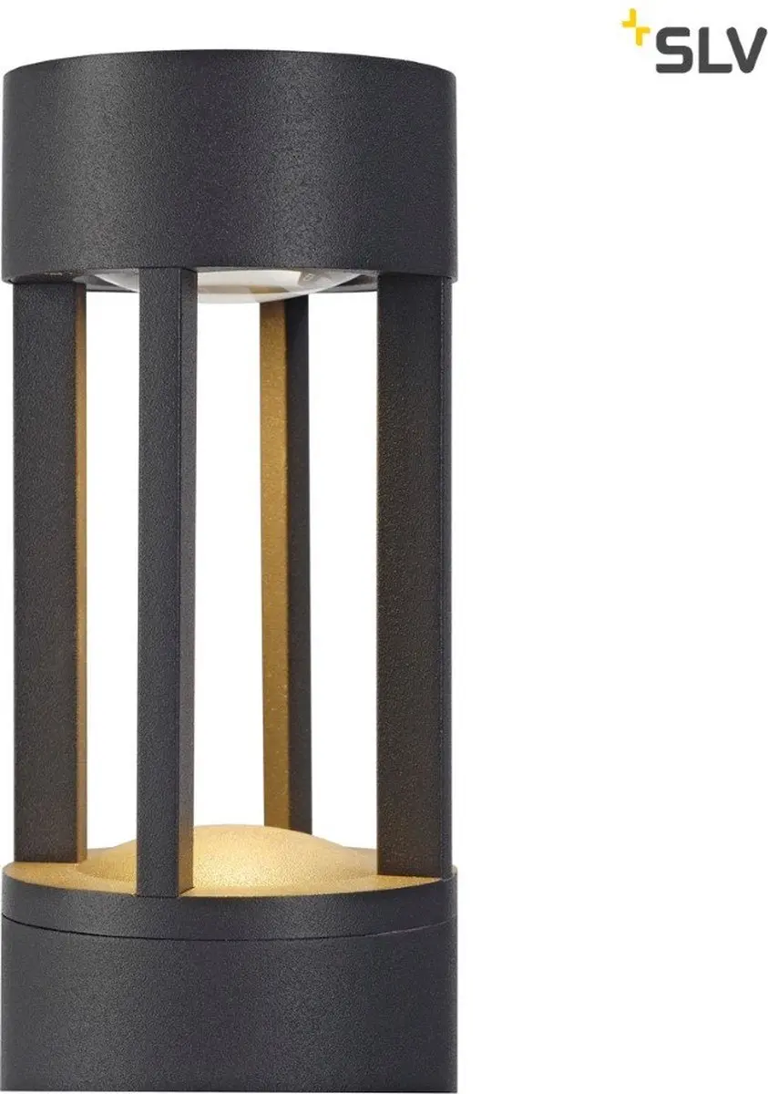 SLV Slots 65 Buiten Sokkellamp - 63W - Ø9cm - Antraciet