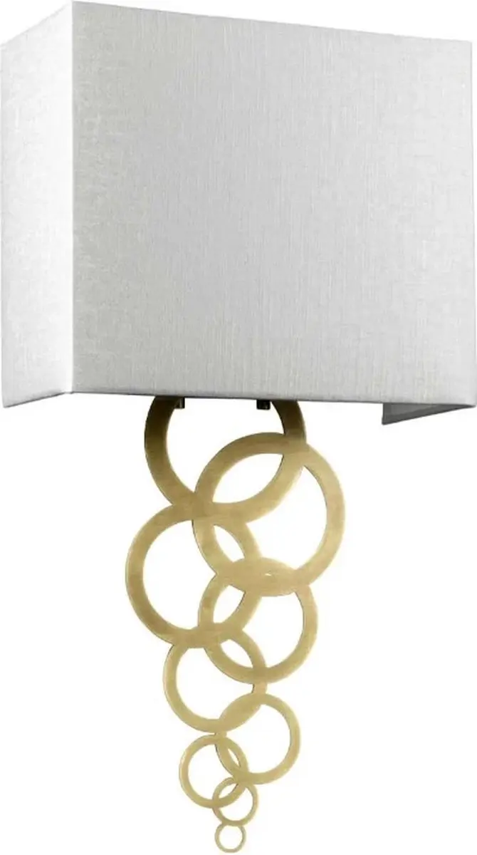 Elstead LED Wandlamp Rosa - E27 60W - Aged Brass