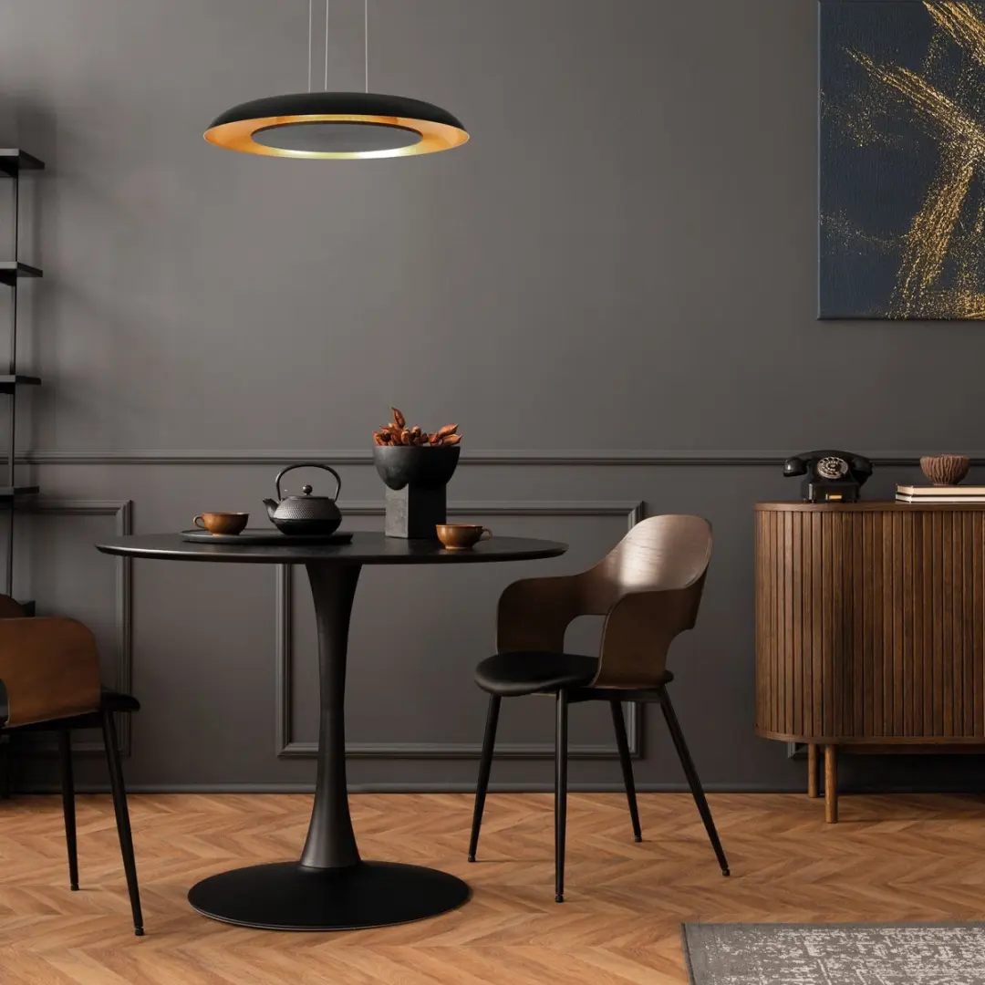 Steinhauer Hanglamp Golden Veil 4332ZW - 2 Lichtpunten - Goud/Zwart - afbeelding 6 van 6